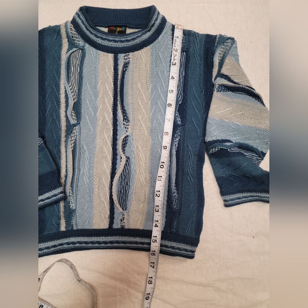Vintage Bergati Sz 4 3D (Coogi Style) Sweater/hat - Picture 5 of 7